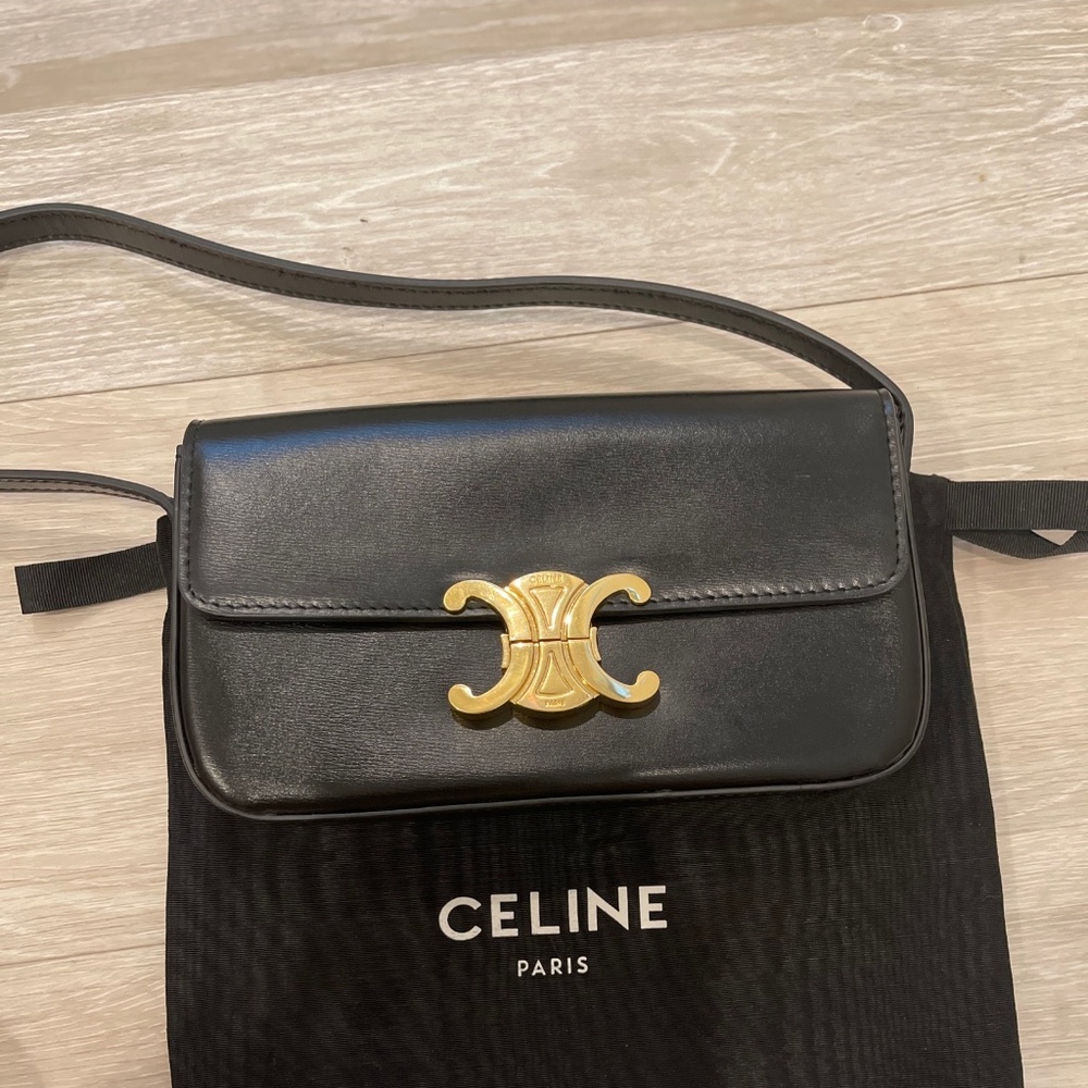 Celine triomphe east west bag (shoulder)